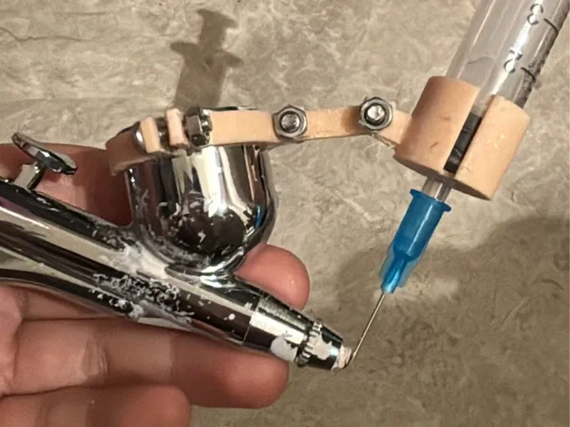 马克笔改针管喷笔