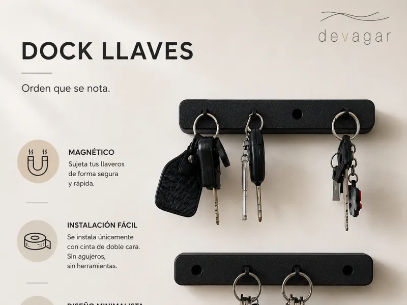 Magnetic Key Dock | DEVAGAR