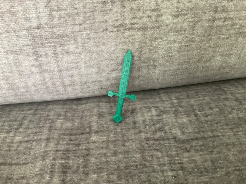 Lofty action figure sword