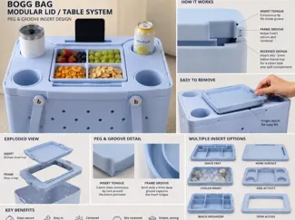 bogg bag lid (modular edition)