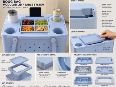 bogg bag lid (modular edition)
