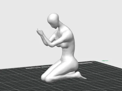 Kneeling Girl Praying