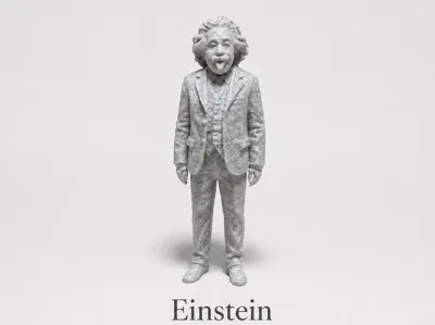 Einstein standing