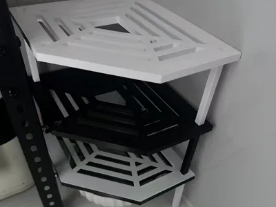 S Kitchen Corner Shelf, infinitely stackable, good stable bearing capacity