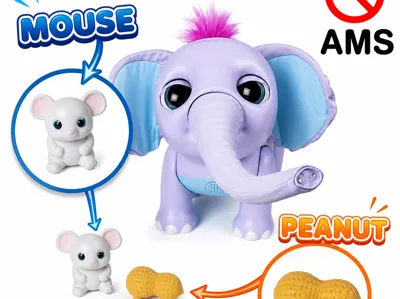 Juno Elephant Replacement Mouse & Peanut (100%)