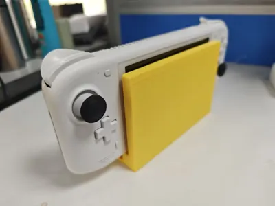 NS-like vertical stand suitable for various handhelds, especially for bottom C-port models connecting expansion docks