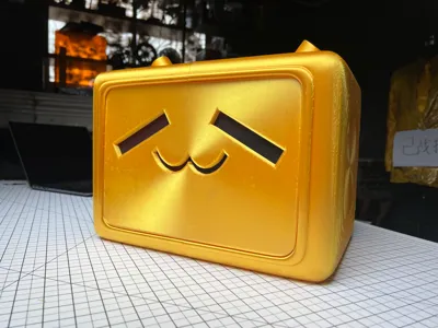 Little Golden Man Mask