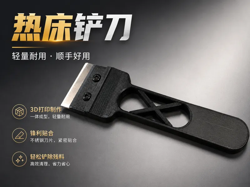 【快速打印 】热床铲刀 结构稳固