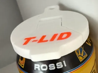 Can Lid/ T-Lid, Keyring, SnapTop Print in place