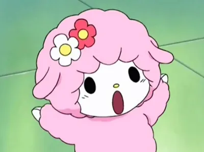Sanrio Sheep Piano Statue