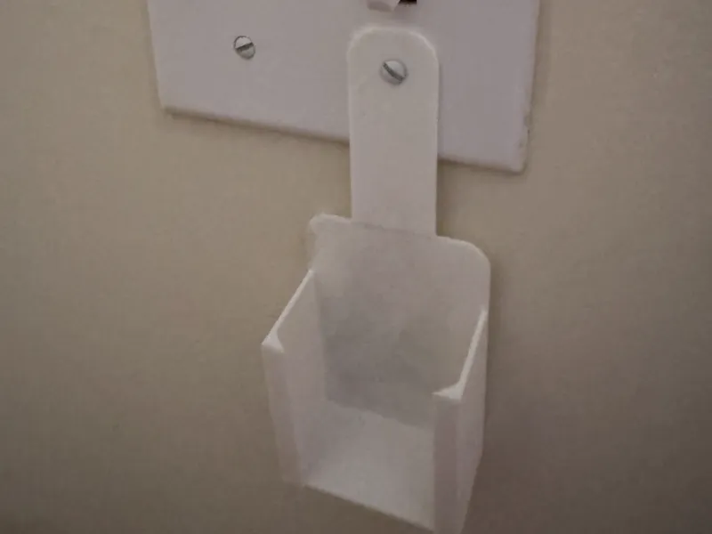 Remote Control Switchplate Hanging Bracket