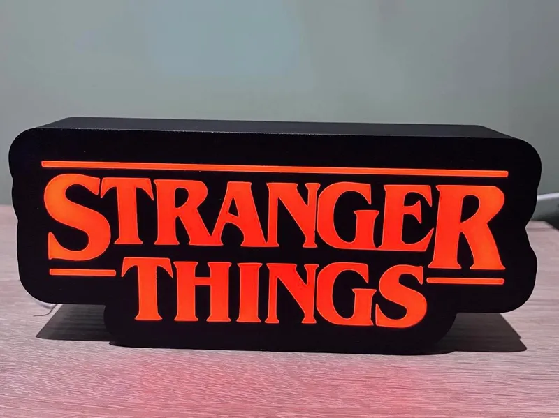 Stranger Things light box