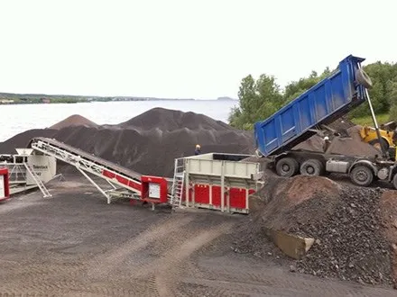 Truck Unloader Static Bulk Reception Feeder
