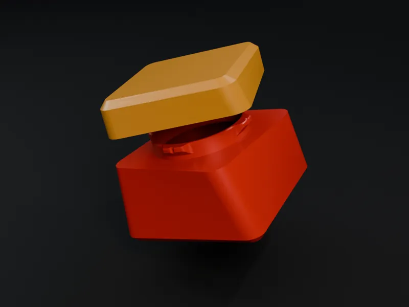 Truncated twisted pyramid container