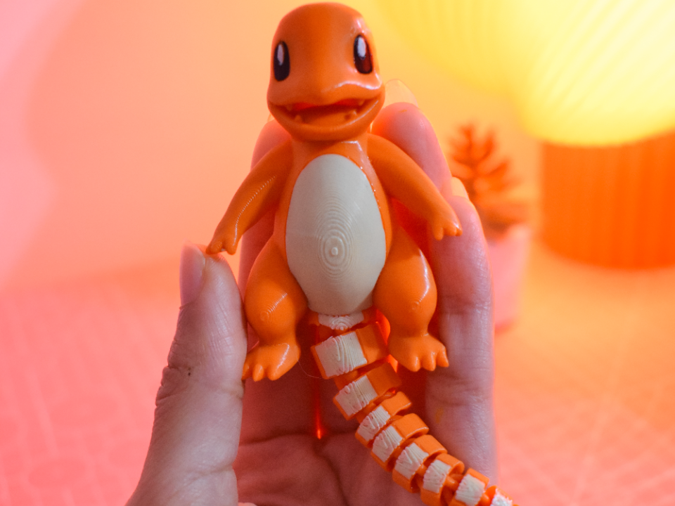 cute flexi charmander - pokemon