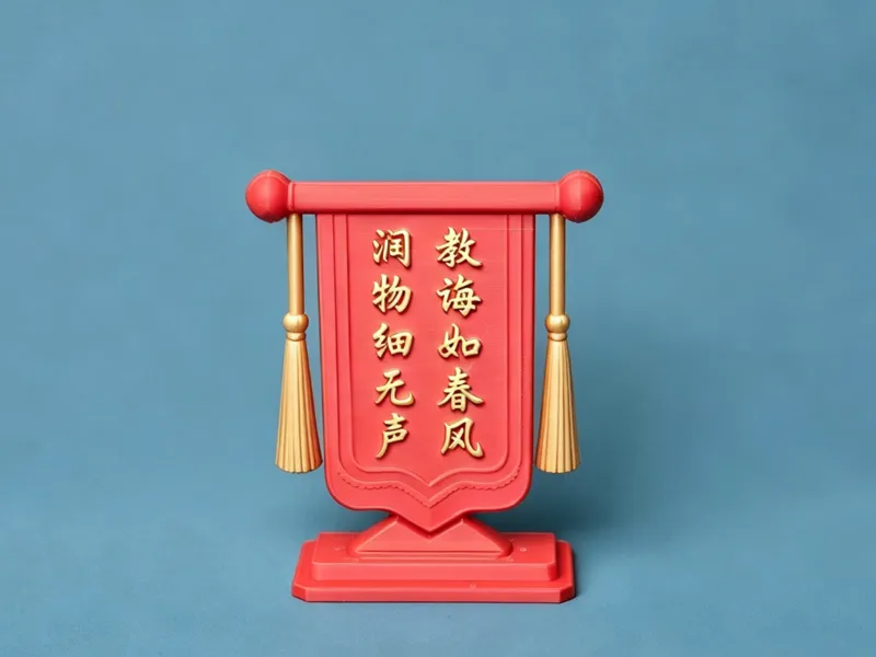 毕业季送老师的桌面锦旗