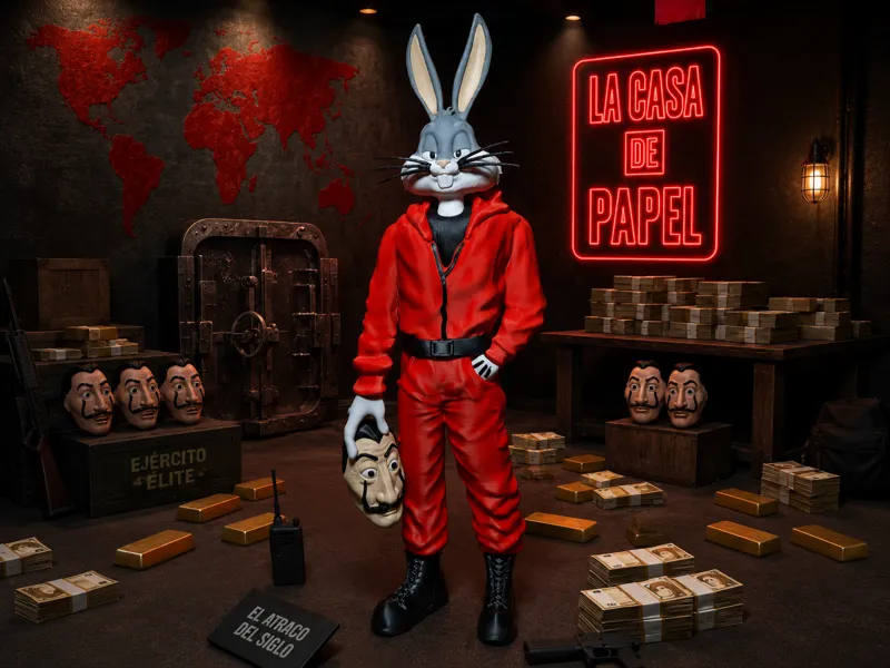 Bugs Bunny La Casa de Papel – Multi-Part