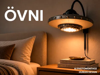 ÖVNI – IKEA NÄVLINGE UFO Lamp Hack