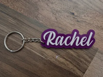 Rachel keychain