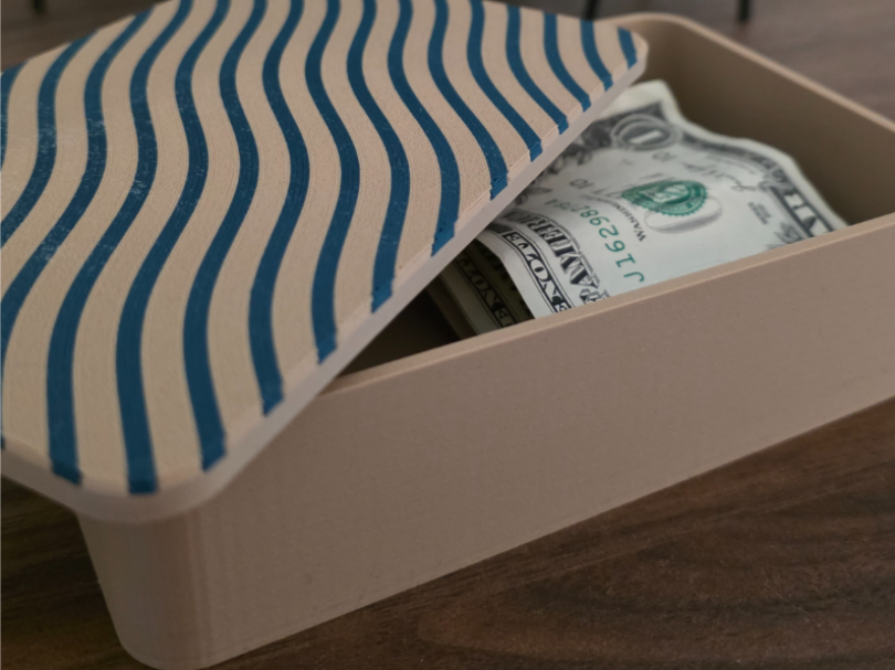 Wave Valet Box Catch-All Tray (AMS, No Supports)