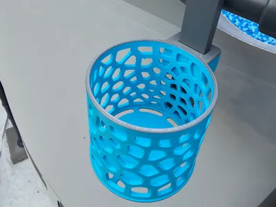Pool edge drink bottle holder