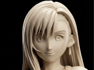 tifa final fantasy bust 