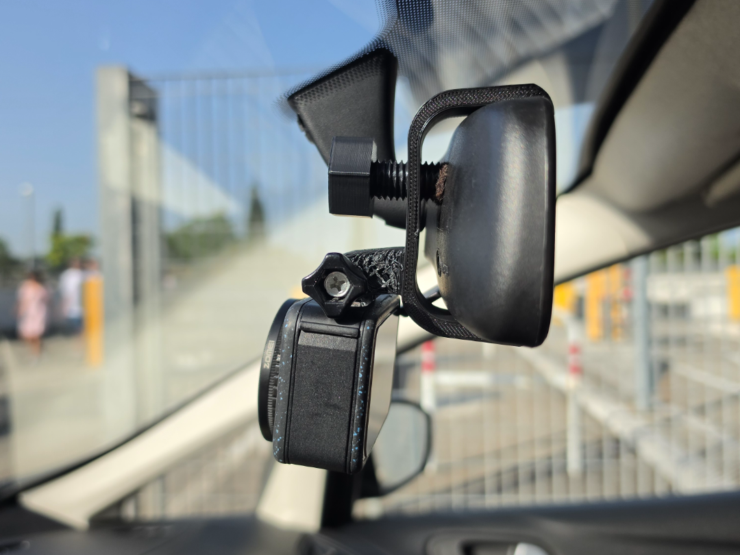360° Camera Car Mirror Mount , insta360, gopro.. 