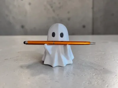 Ghost-shaped desktop pen holder