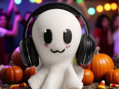 Headphone Stand - Ghost Girl