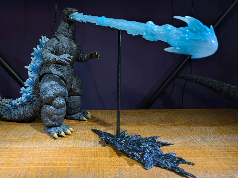 Atomic blast stand for hiya godzilla 1991