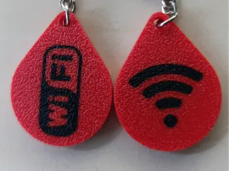 NFC tag keychain WiFi