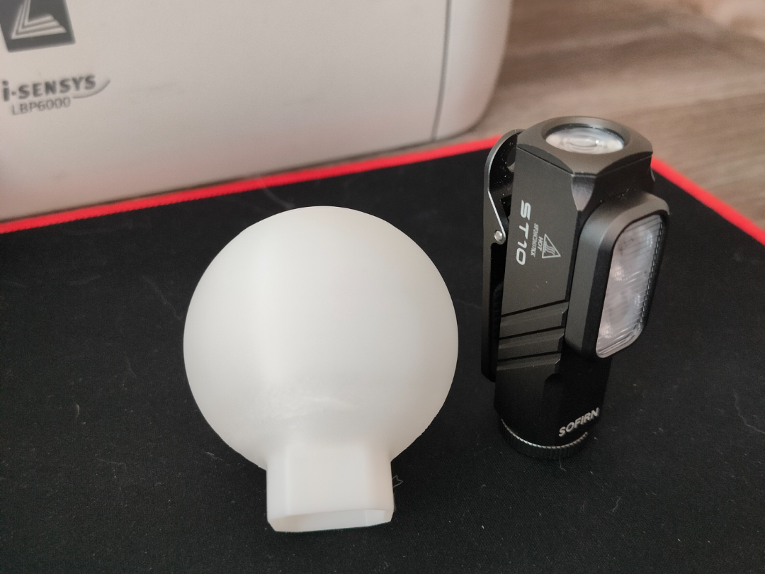 diffuser for a flashlight Sofirn ST10
