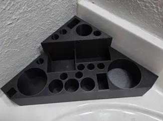 Corner Bathroom Sink Organizer