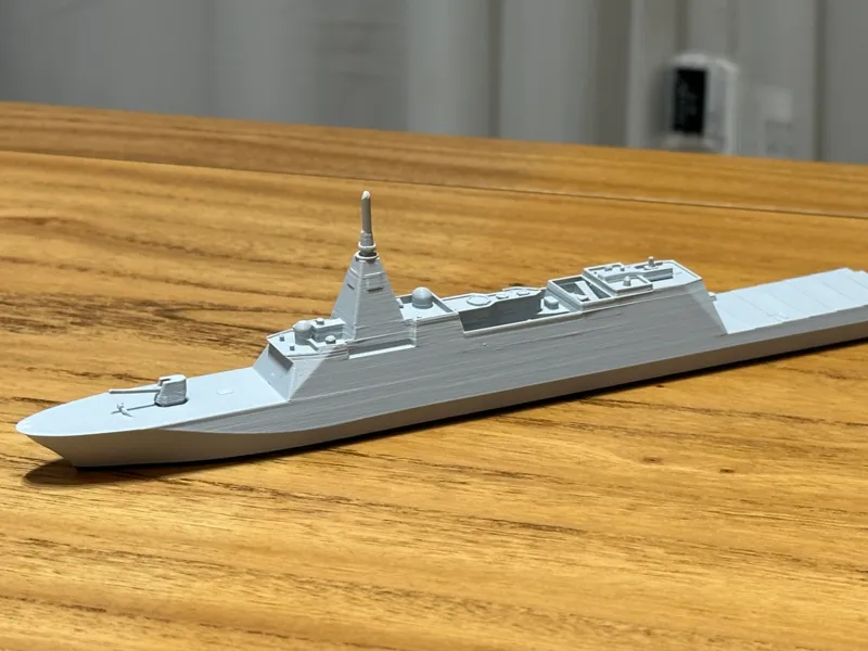 1:700日本海上自卫队最上级护卫舰1号舰MOGAMI水线版模型