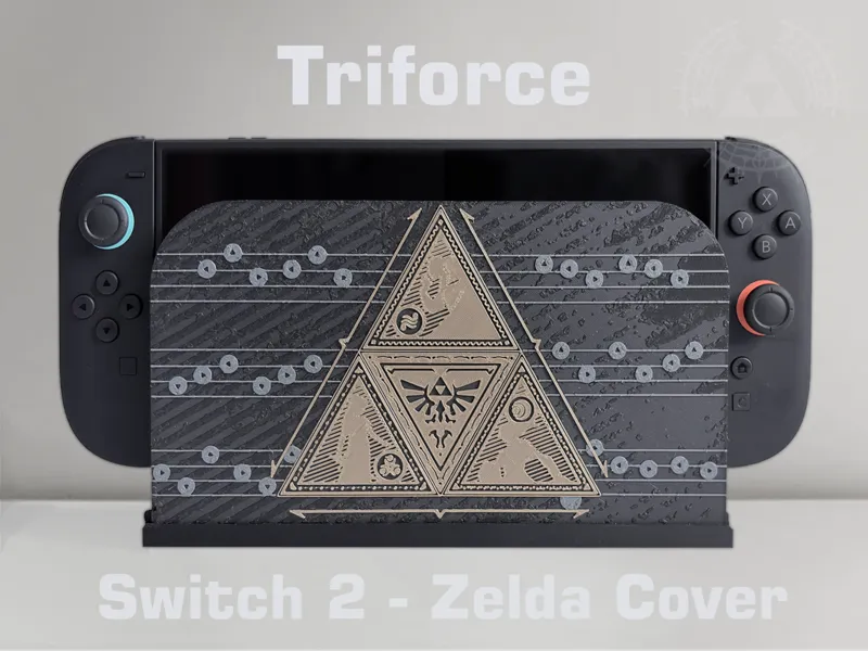 Nintendo Switch 2 - Zelda Cover Triforce