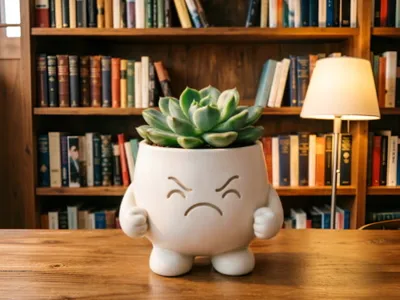 Angry Flower Pot