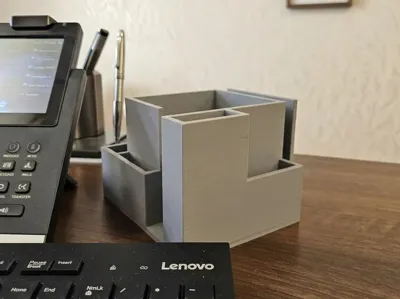 Organizer for notes, business cards, and tasks