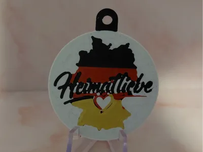 Homeland Love Keychain