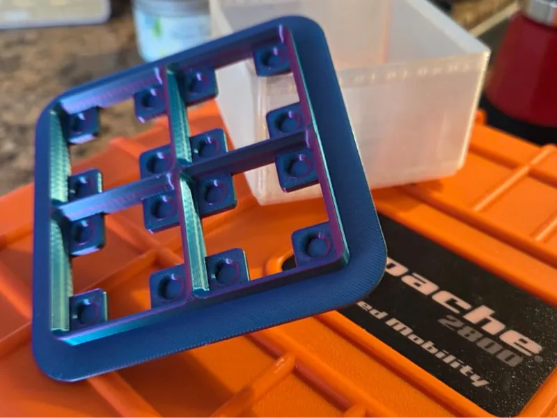 Custom Gridfinity Base plate for cases with foam