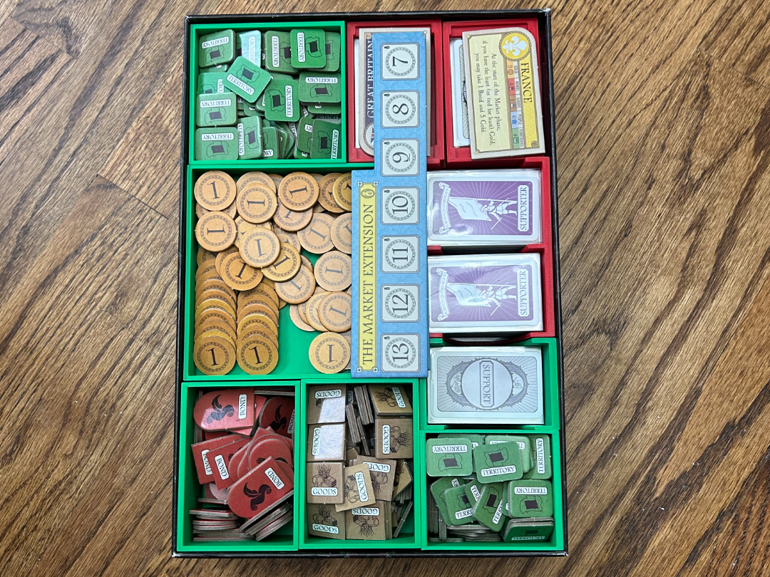 Empires Board Game 3D Insert