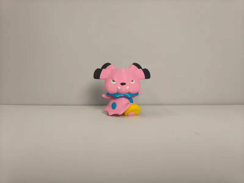 宝可梦 第二世代 #0209 布鲁(Snubbull)多色模型