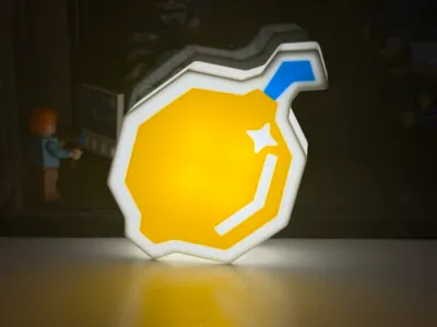 Magnetic Lemon Tap Light