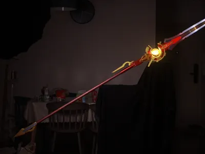 Honkai Star Rail Himeko's Departure Lance Flashlight (Light-Up Version)