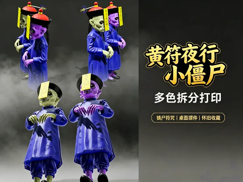 黄符夜行小僵尸