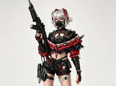 Delta Force Haze Claw × Whishtail Crossover 3D Printed Figurine
