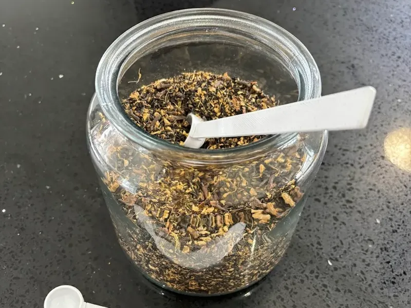 1 tsp teaspoon measuring spoon for loose leaf tea