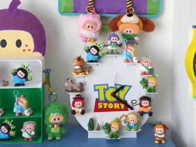 Toy Story mystery box desktop clock