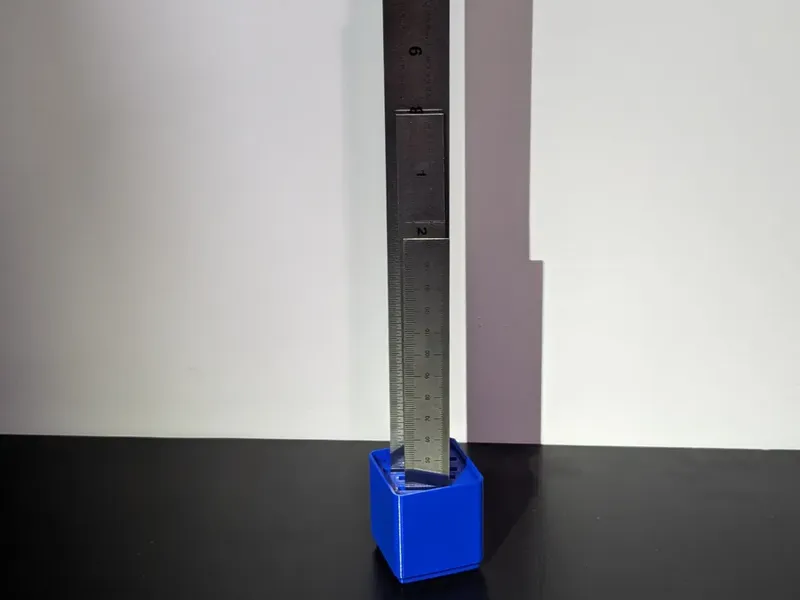 Gridfinity Vertical Ruler Holder for 4 rulers