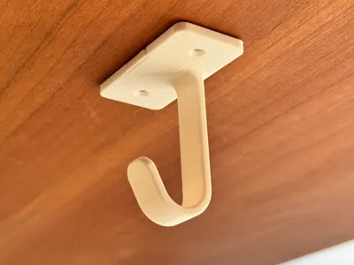 High-strength bottom under-hook, can be pasted or drilled. Shelf hook, under-desk hook, towel hook