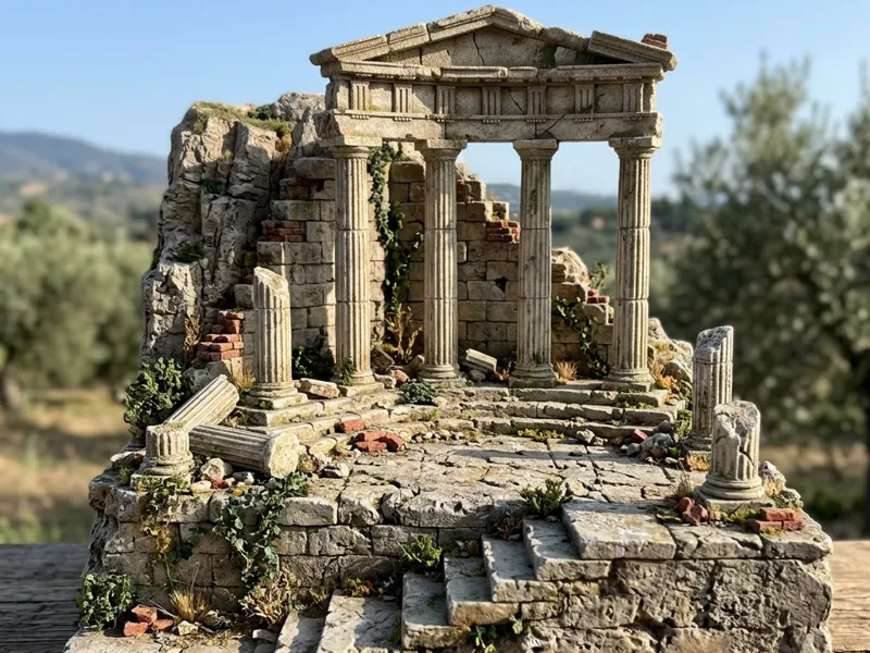 Tempio Greco distrutto Cavalieri dello Zodiaco